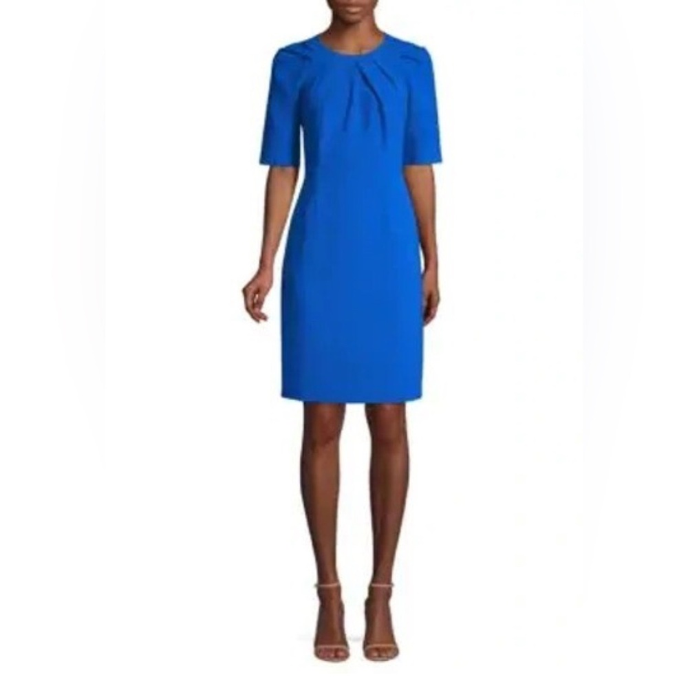 Kobi Halperin Vibrant Blue Midi Dress